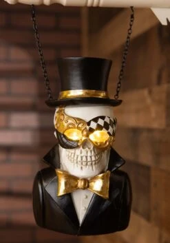10.5 Inch Masquerade Skeleton With LED Eyes Arrow Figure