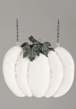 10 Inch Whitewashed Pumpkin Arrow Hanging Figure -Halloween Decoration Store 10 whitewashed pumpkin arrow figure alt 2