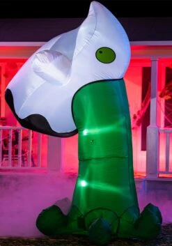 10FT Jumbo Throwing Up Ghost Inflatable Halloween Decoration -Halloween Decoration Store 10ft jumbo throwing up ghost inflatable prop alt 2