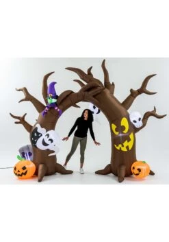 10FT Tall Spooky Tree Arch Inflatable Decoration -Halloween Decoration Store 10ft tall jumbo spooky tree arch inflatable decora alt 2