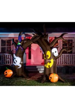 10FT Tall Spooky Tree Arch Inflatable Decoration -Halloween Decoration Store 10ft tall jumbo spooky tree arch inflatable decora alt 4
