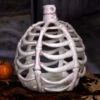 11-Inch Bone Pumpkin Halloween Decoration