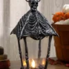 12-Inch Gothic Skeleton Lantern Decoration