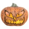 12" Light Up Blow Mold Pumpkin Decoration