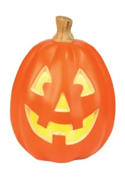 12" Light Up Pumpkin Halloween Decoration -Halloween Decoration Store 12 light up pumpkin alt 2