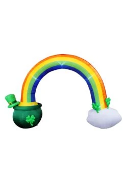 12 Foot Tall Giant Rainbow & Cauldron Arch Inflatable