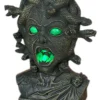 12" Lighted Animated Medusa Head Figurine