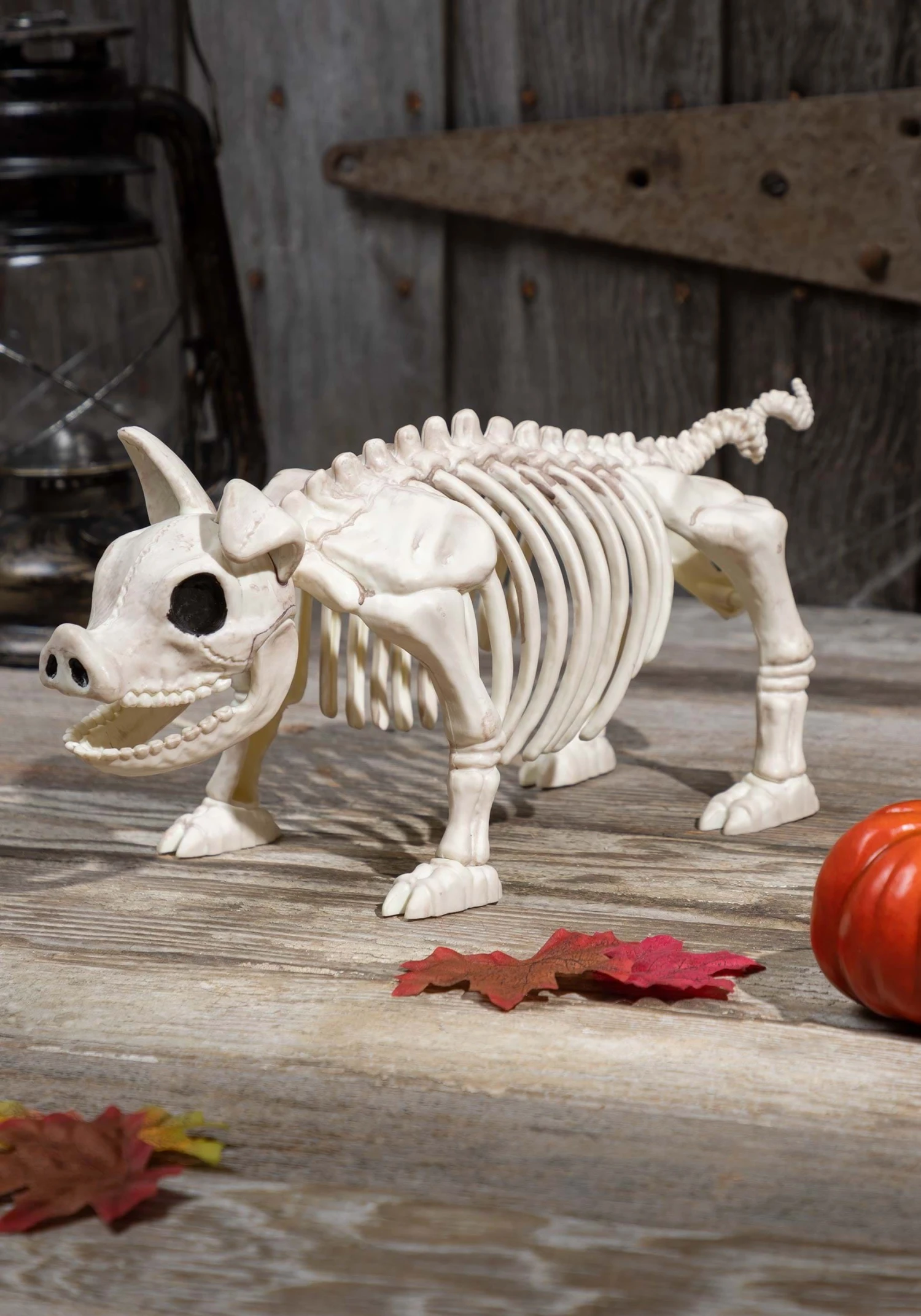 14.75-Inch Pig Skeleton Decoration 1 14.75-Inch Pig Skeleton Decoration