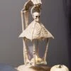 Light Up Skeleton Crew Lantern Halloween Decoration