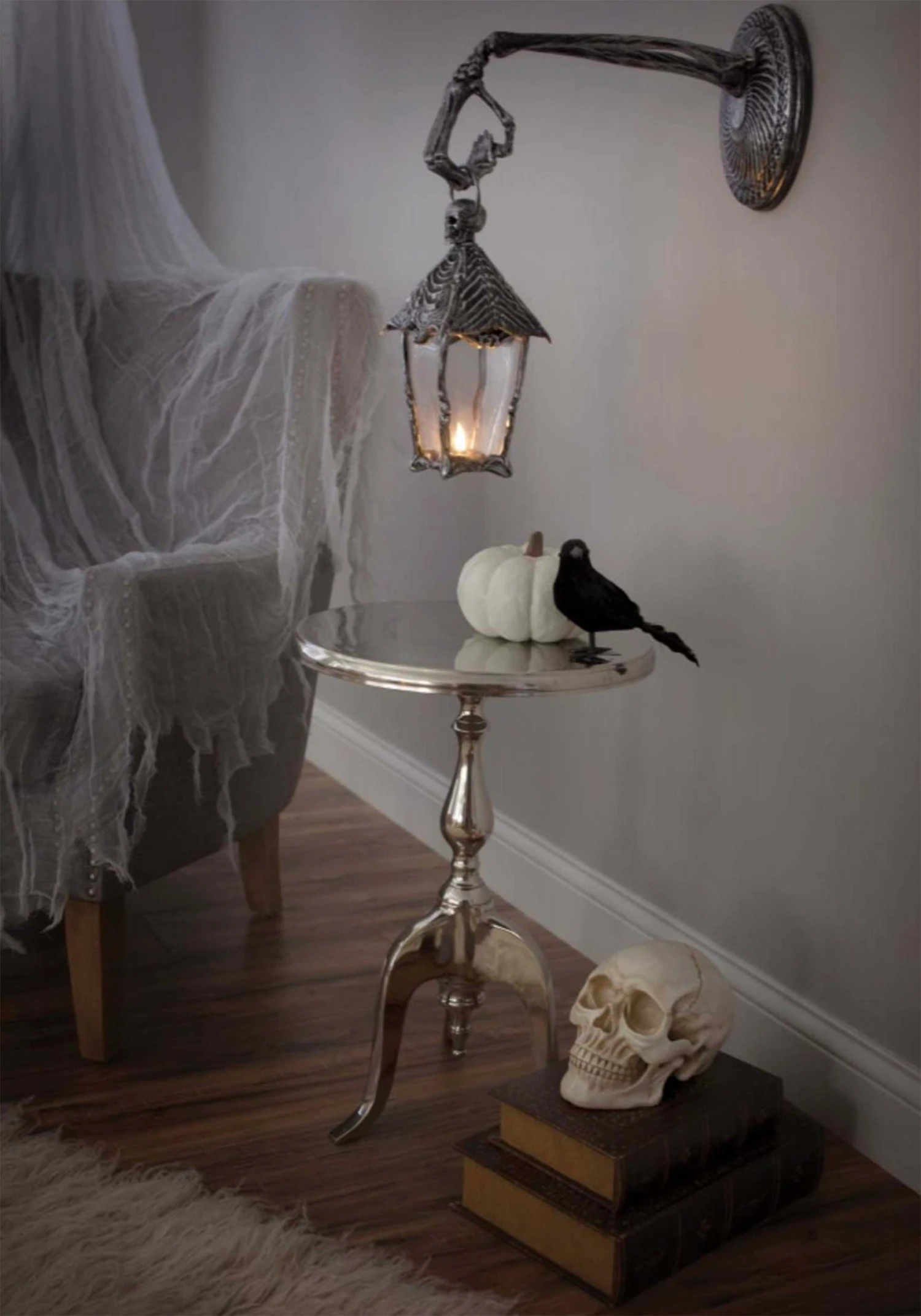 16.5 Inch Skeleton Crew Lantern Halloween Decoration 2 16.5 Inch Skeleton Crew Lantern Halloween Decoration - Image 2