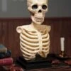 16 Inch Skeleton Bust Prop With Light And Sound