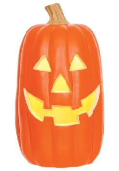 16-Inch Realistic Light Up Pumpkin Halloween Decoration -Halloween Decoration Store 16 realistic light up pumpkin alt 3