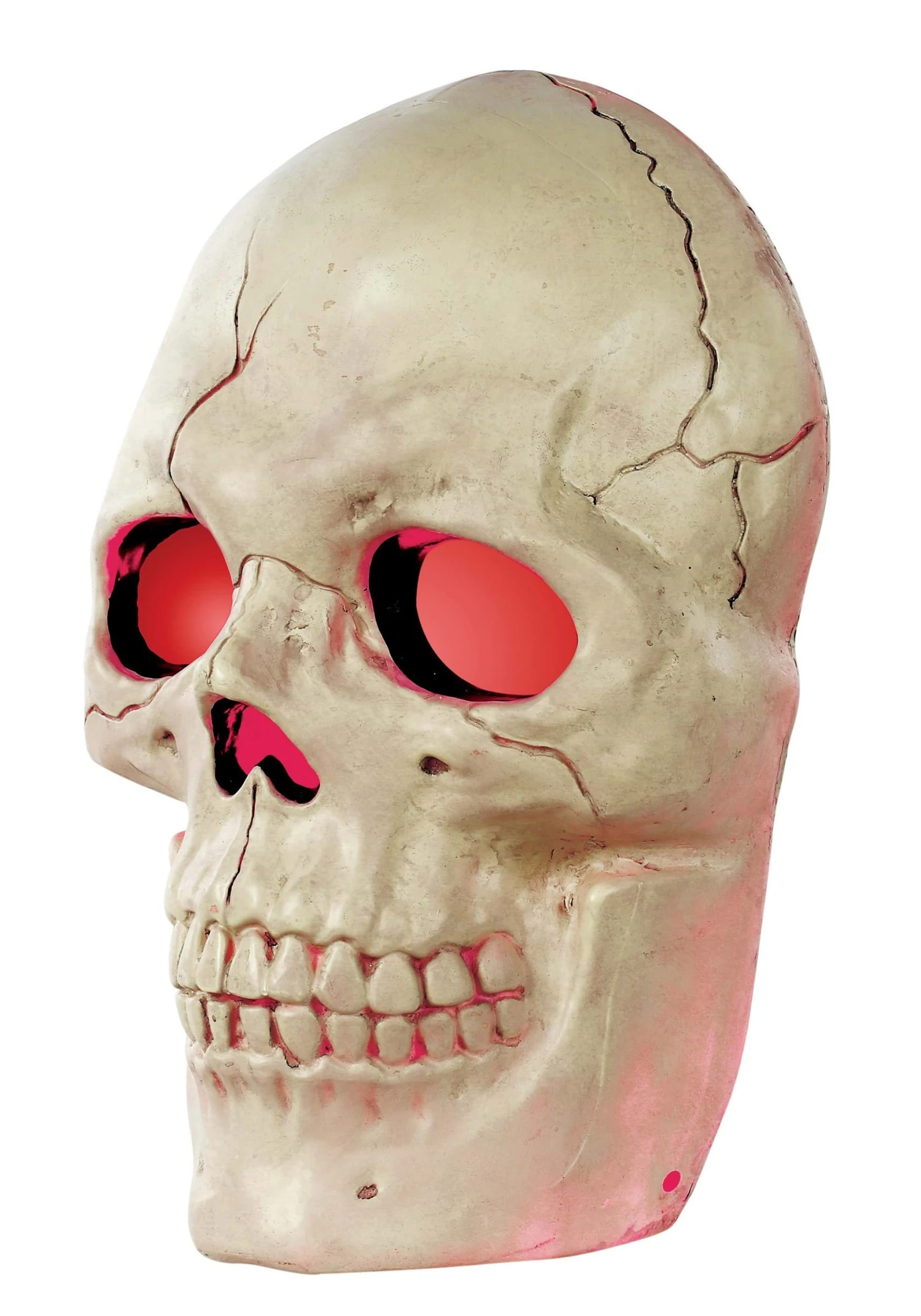 19.75-Inch Light Up And Sound Skull Halloween Decoration 2 19.75-Inch Light Up And Sound Skull Halloween Decoration - Image 2