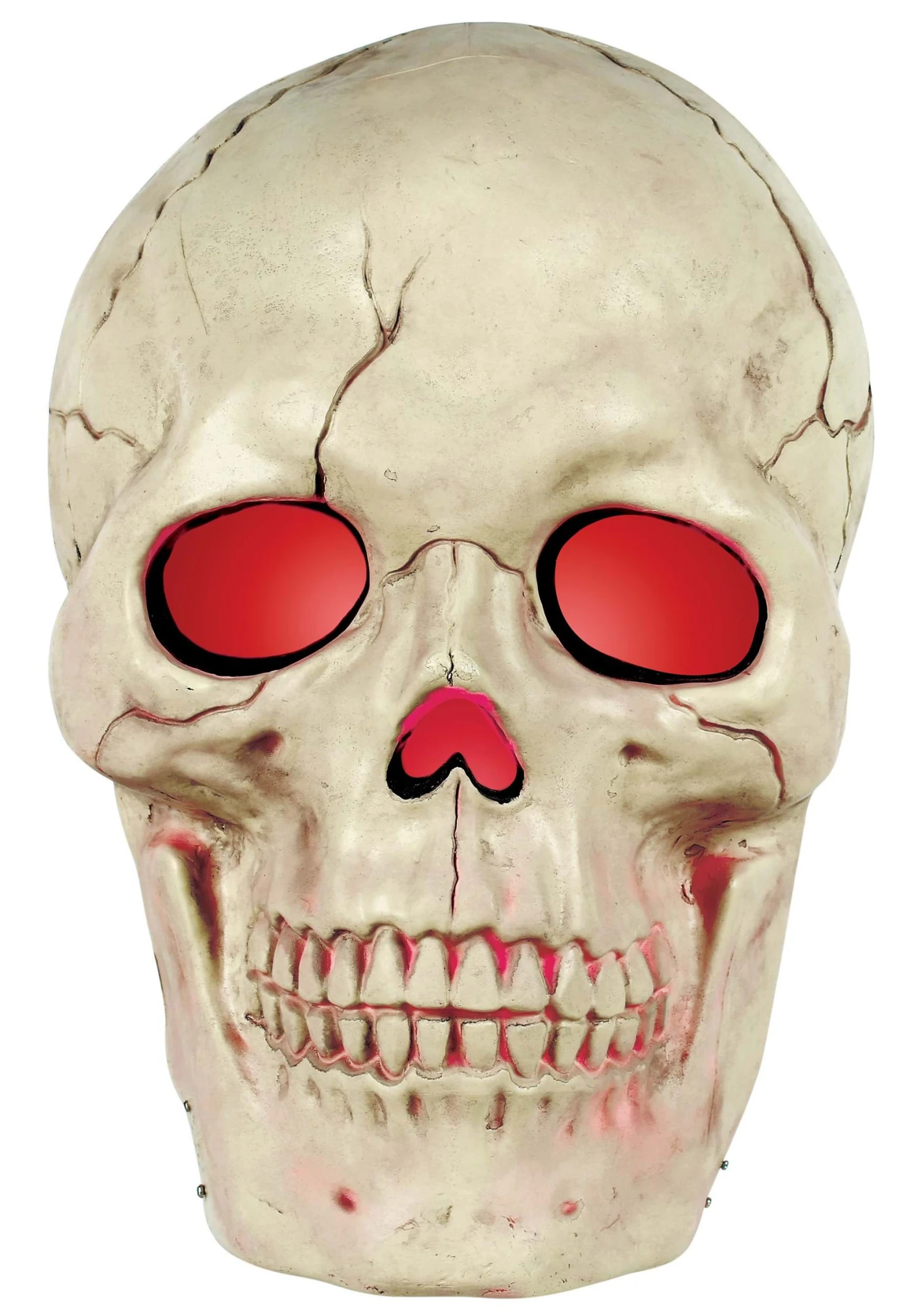 19.75-Inch Light Up And Sound Skull Halloween Decoration 3 19.75-Inch Light Up And Sound Skull Halloween Decoration - Image 3