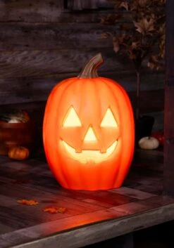 20" Light Up Pumpkin Halloween Decoration -Halloween Decoration Store 20 light up pumpkin decoration alt 3