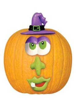 22 Piece Pumpkin Push-in Kit -Halloween Decoration Store 22 piece pumpkin push in kit 5