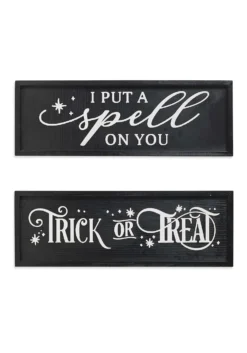 24" Halloween Sign Home Décor Set