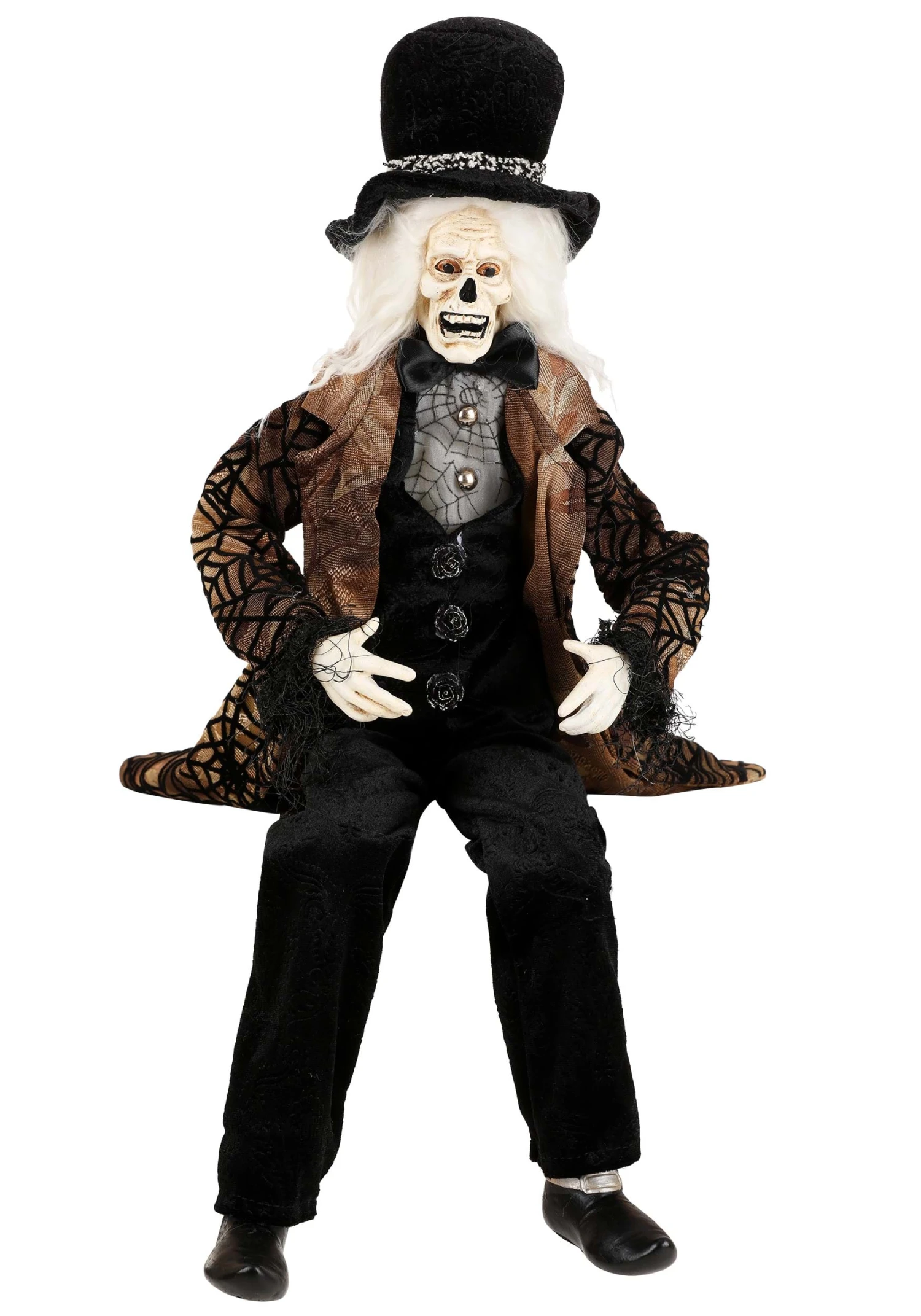 Posable 24" Sitting Halloween Zombie Man 2 Posable 24" Sitting Halloween Zombie Man - Image 2