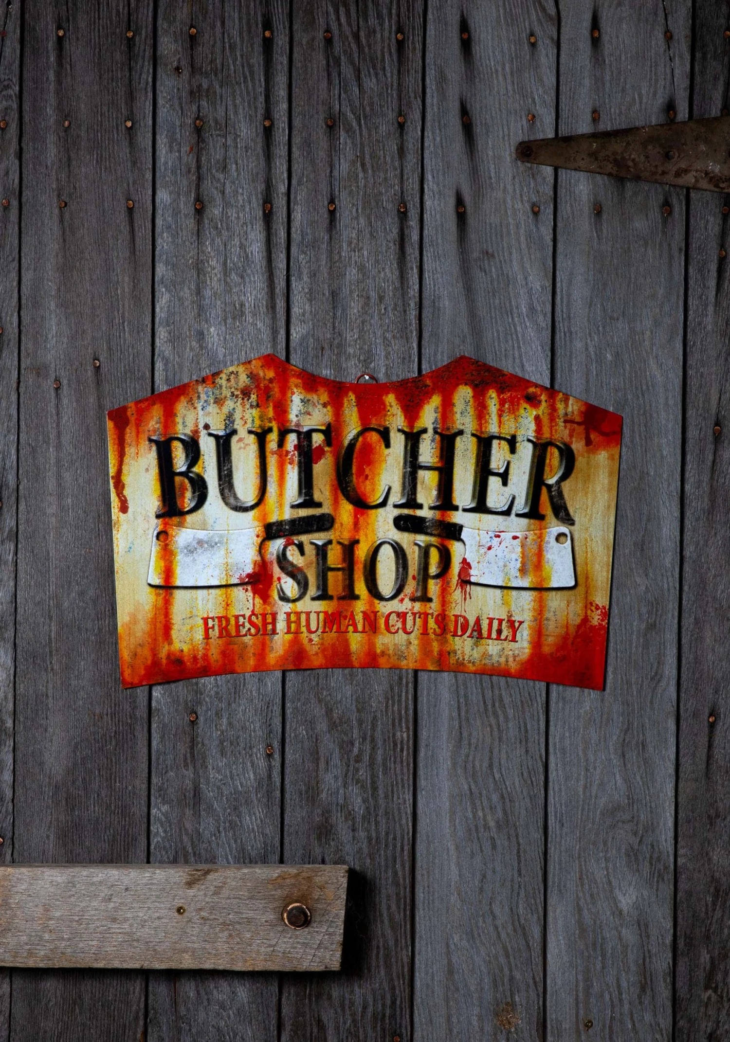 24" Metal Butcher Shop Sign Decoration 1 24" Metal Butcher Shop Sign Decoration
