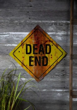 26 Inch Metal Dead End Sign