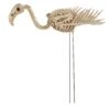 26.5" Skeleton Flamingo Decoration