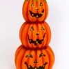 28" Electric Lighted Pumpkin Stack With Sound & Floating Bubbles Decoration