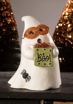 3.25-Inch Trick Or Treat Ghost Grayson Decoration