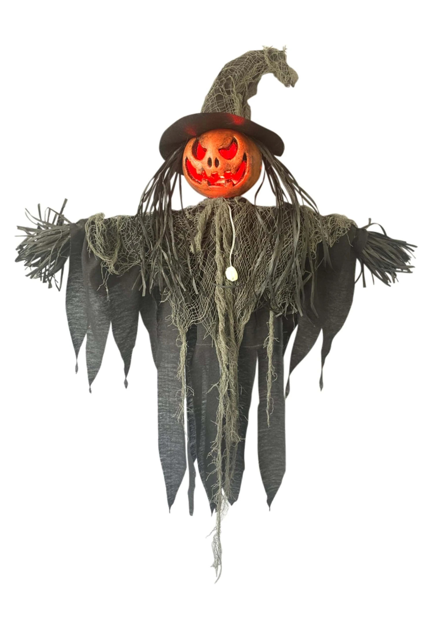 3 FT Hanging Light Up Pumpkin Witch 2 3 FT Hanging Light Up Pumpkin Witch - Image 2