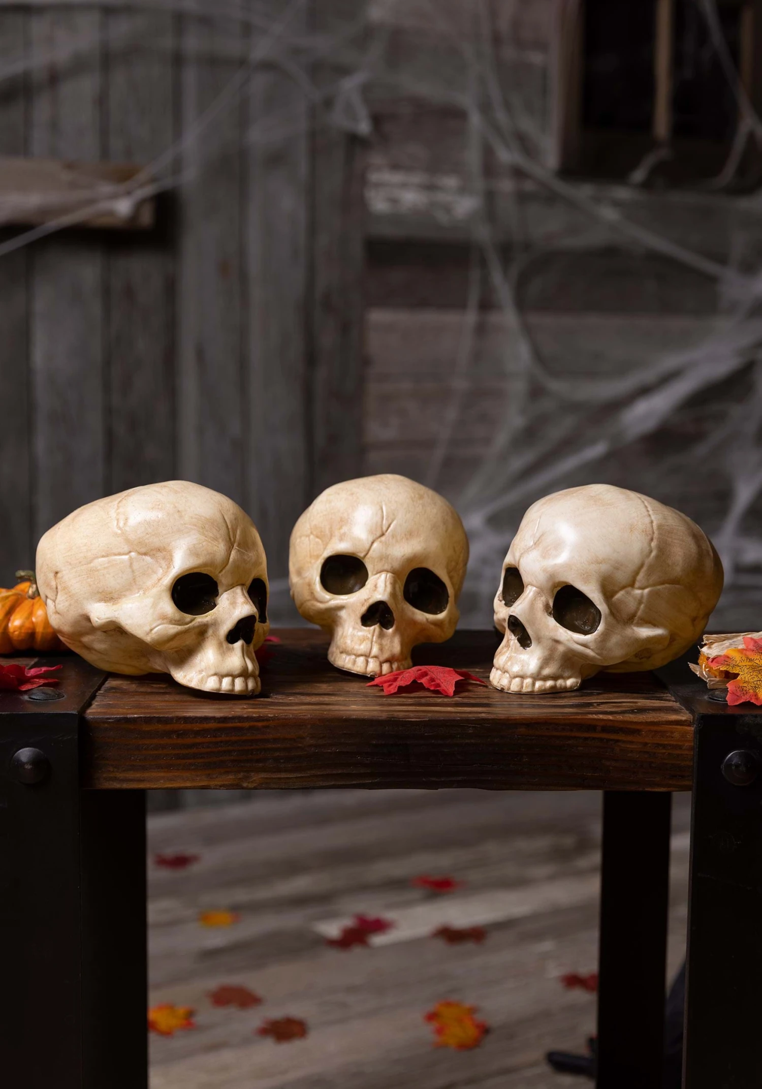 3 Piece Bag Of Skulls Decoration 1 3 Piece Bag Of Skulls Decoration