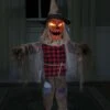 36 Inch Twitching Light Up Animated Scarecrow Prop