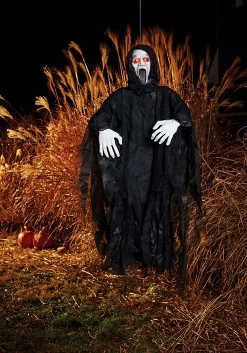 Fun World Light Up 36" Hanging Silent Screamer Décoration 1 Fun World Light Up 36" Hanging Silent Screamer Décoration