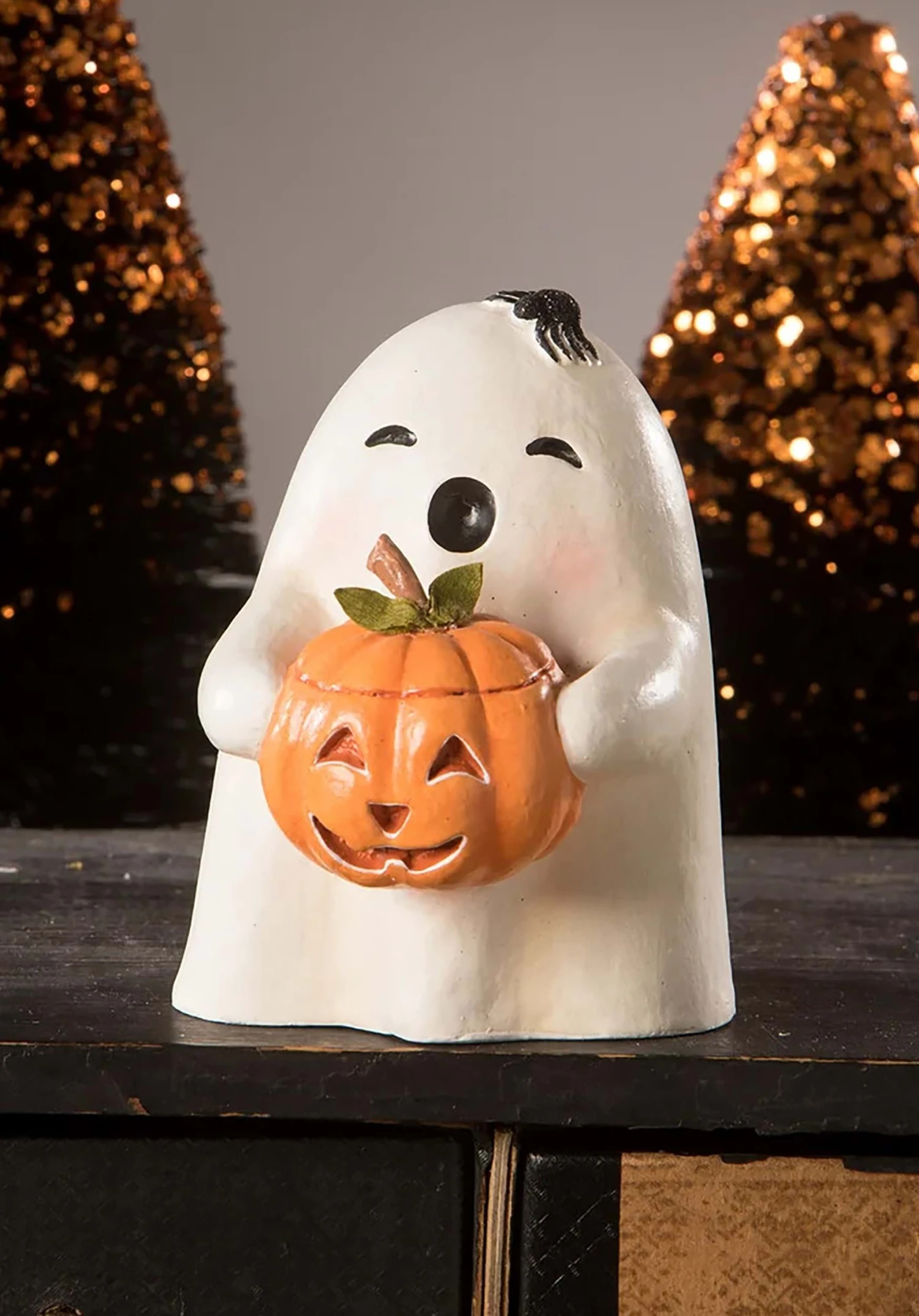 3.75-Inch Ghost Gilbert With Pumpkin Decoration 1 3.75-Inch Ghost Gilbert With Pumpkin Decoration