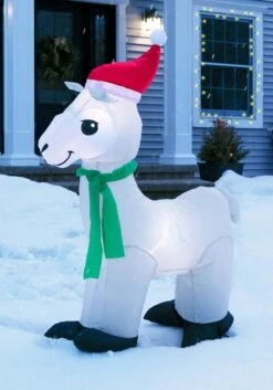 4 Foot Inflatable Alpaca Decoration