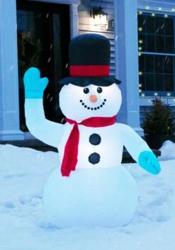 Inflatable 4 Foot Snowman Christmas Decoration