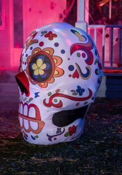 Día De Los Muertos Calavera Inflatable Decoration -Halloween Decoration Store 4ft tall dia de los muertos calavera inflatable de alt 2