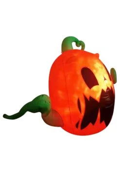 4FT Tall Fire Animation Pumpkin Monster Inflatable -Halloween Decoration Store 4ft tall fire animation pumpkin monster inflatable alt 1