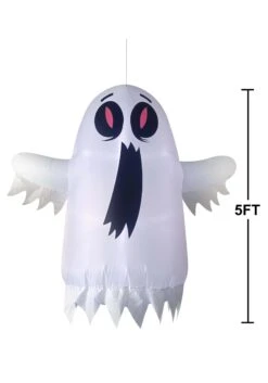 4FT Tall Hanging Thrilling Floating Halloween Ghost Decoration -Halloween Decoration Store 4ft tall hanging thrilling floating ghost alt 4