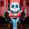 4 Foot Tall Headless Skeleton Inflatable Decoration