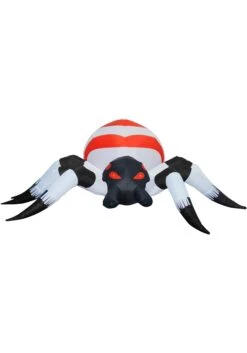 4FT Tall Projection Kaleidoscope Spooky Spider Inflatable Halloween Decoration -Halloween Decoration Store 4ft tall projection kaleidoscope large spooky spid alt 5