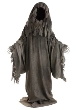 5.4FT Standing Black Reaper Ghost With Lights Halloween Decoration -Halloween Decoration Store 5 4ft standing black reaper ghost w lights zsr14 alt 3