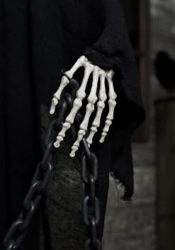 5 Foot Animated Light Up Reaper Halloween Decoration -Halloween Decoration Store 5 foot animated light up reaper prop alt 4