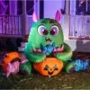 5FT Tall Candy Monster Inflatable Decoration