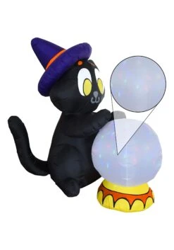 5' Inflatable Fortune Cat Decoration 14 5' Inflatable Fortune Cat Decoration -Halloween Decoration Store 5ft tall fortune cat inflatable decoration alt 5