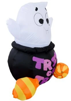 5FT Tall Inflatable Gluttonous Ghost Halloween Decoration -Halloween Decoration Store 5ft tall gluttonous ghost inflatable decoration alt 3
