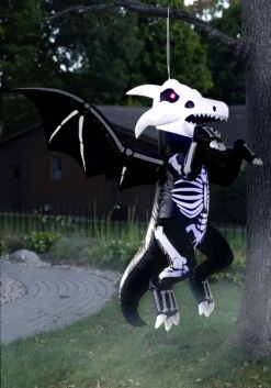 5FT Hanging Skeleton Dragon Inflatable Decoration