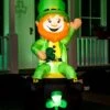 5FT Tall Sitting Leprechaun Inflatable Decoration