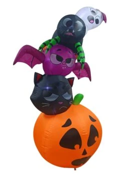 6FT Tall Large Spooky Family Inflatable Decoration -Halloween Decoration Store 5ft tall large spooky family inflatable decoration alt 3
