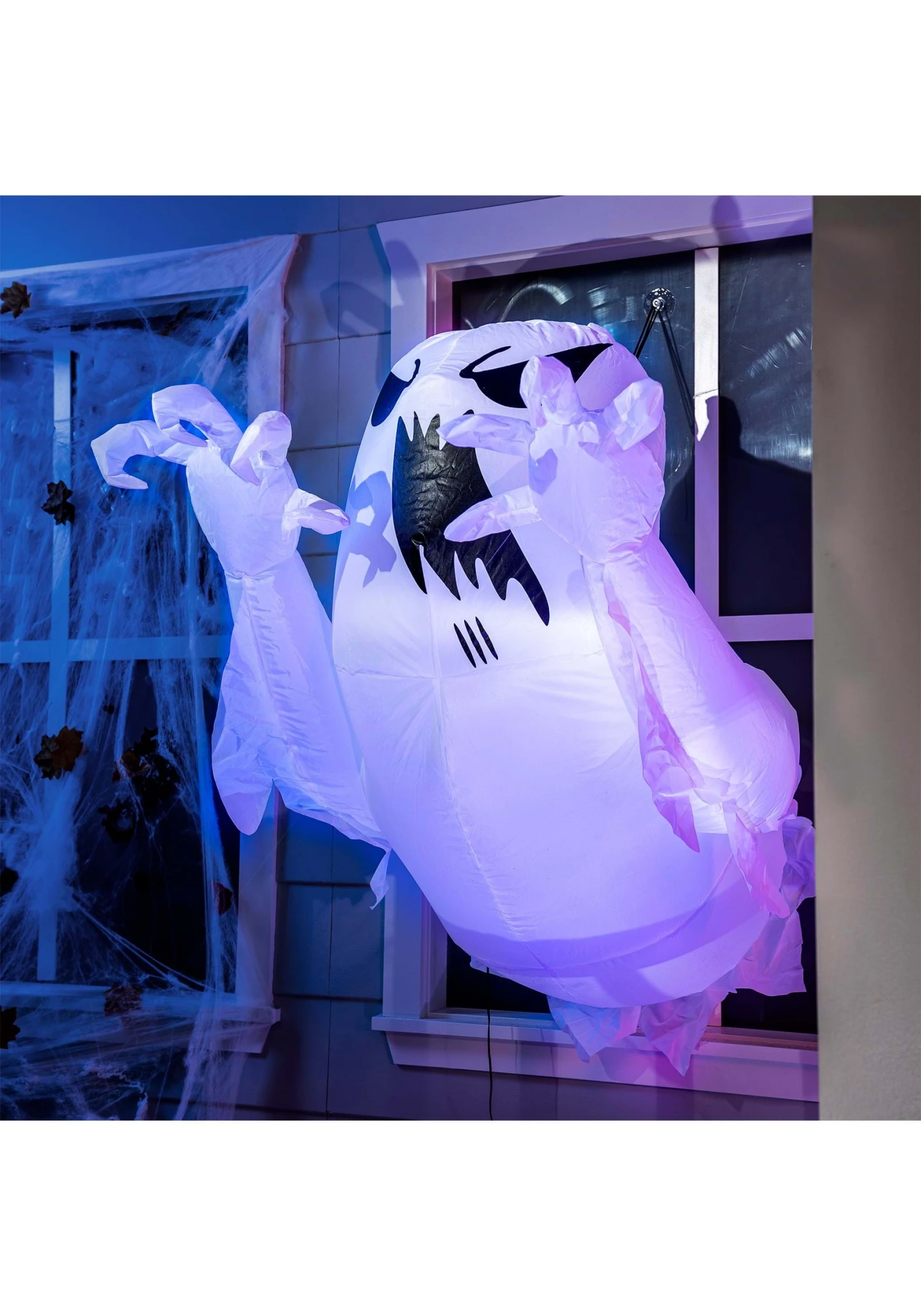 5FT Tall Window Breaker Ghost Inflatable Decoration 6 5FT Tall Window Breaker Ghost Inflatable Decoration - Image 6