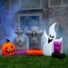 5 Piece Graveyard Inflatable Decoration Set