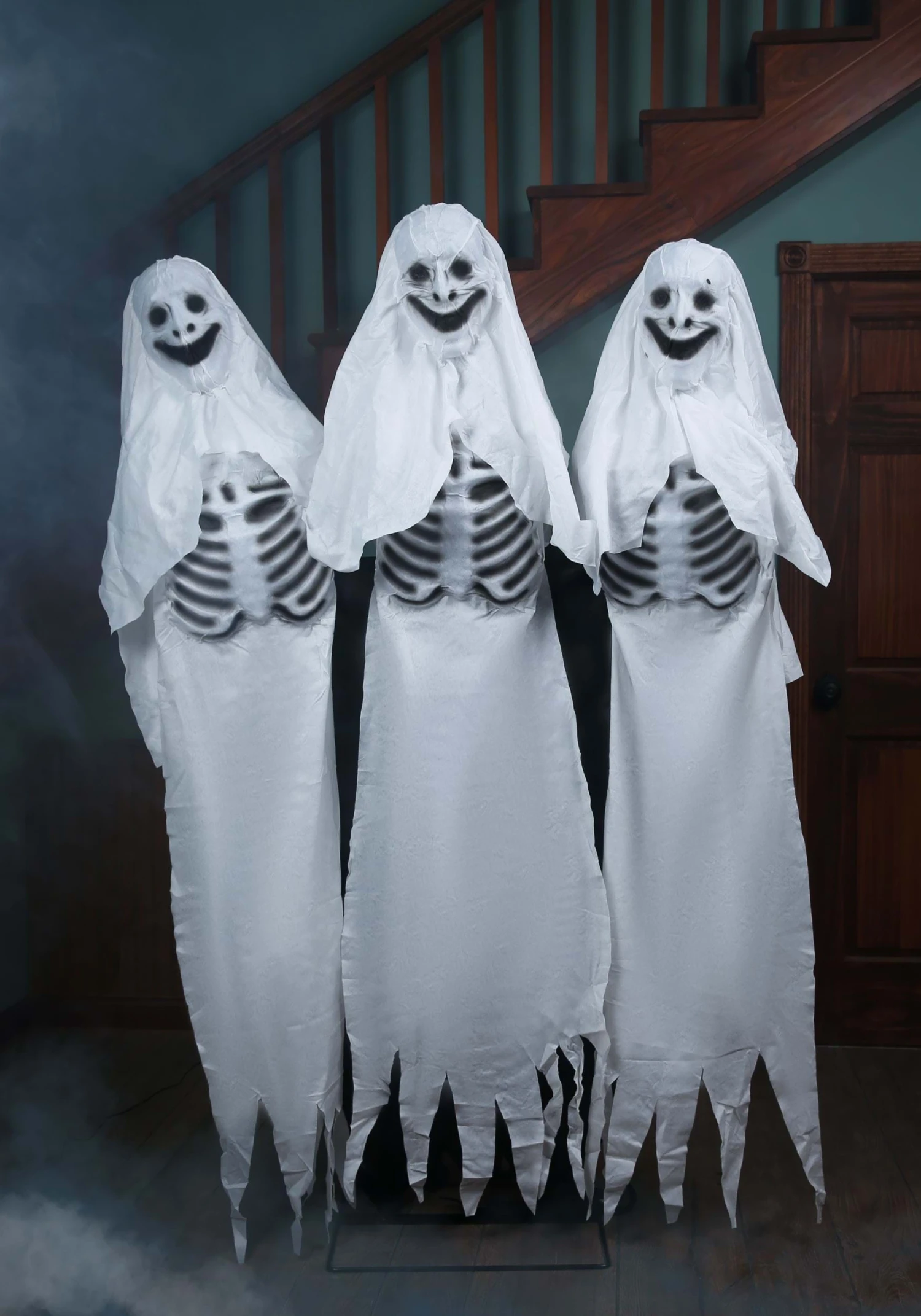 6 Ft. Animatronic Ghostly Trio Decoration 3 6 Ft. Animatronic Ghostly Trio Decoration - Image 3